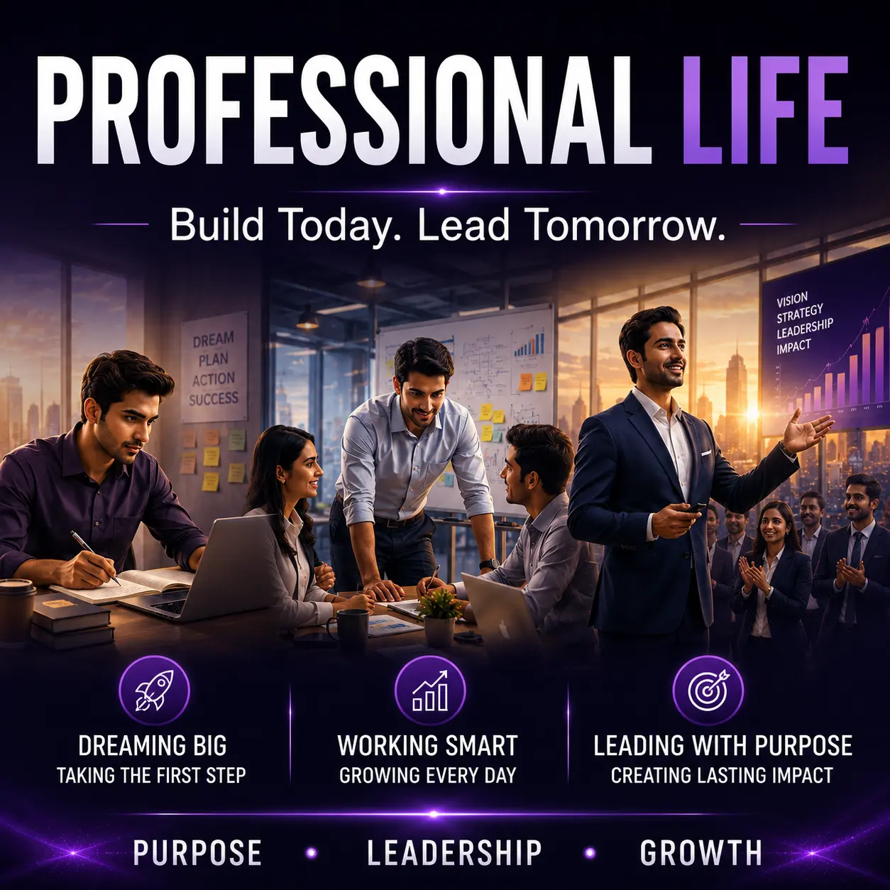 ACADEFLOW Professional Life program helping professionals develop leadership, career growth, communication, and workplace excellence.